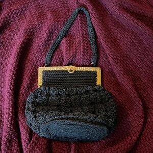 Vintage crocheted bag.1940’s